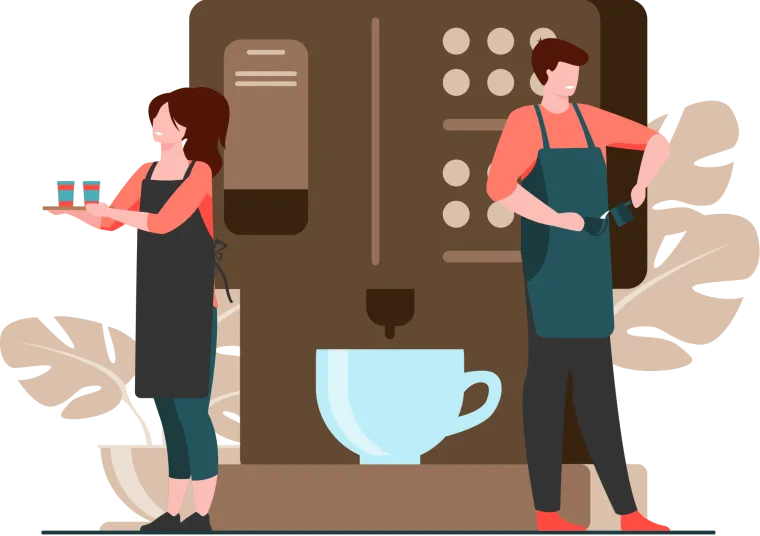 Cohoma coffee service representatives