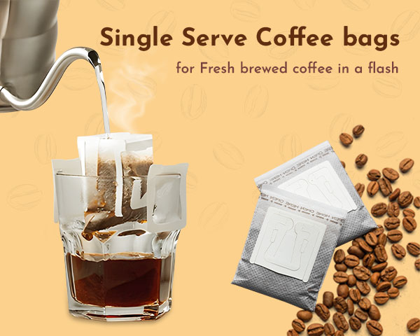 Banner of Coffee Bags Category Page.